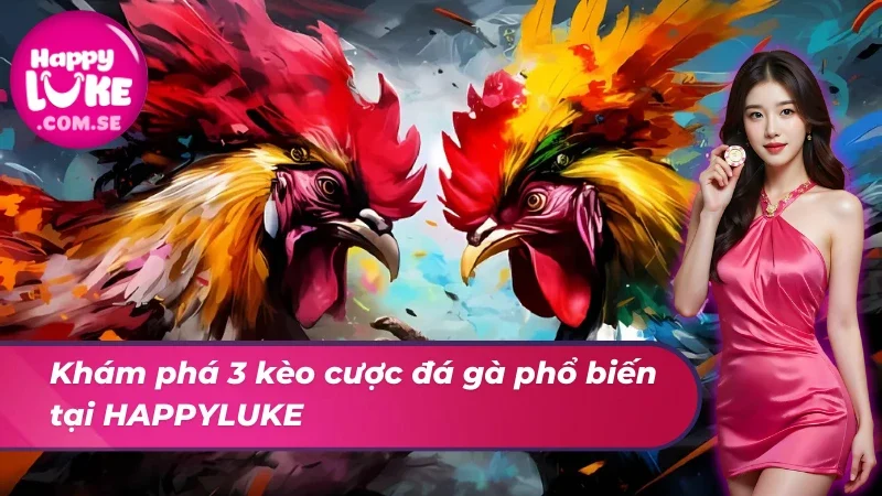 Đá Gà HAPPYLUKE - Thiên Đường Chọi Gà Uy Tín Nhất Hiện Nay 5 Khám phá 3 kèo cược đá gà phổ biến tại nhà cái