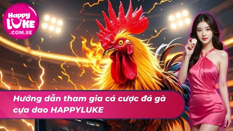Đá Gà Cựa Dao HAPPYLUKE - Bùng Nổ Với Diễn Biến Kịch Tính 3 Hướng dẫn cá độ đá gà cựa dao thành công