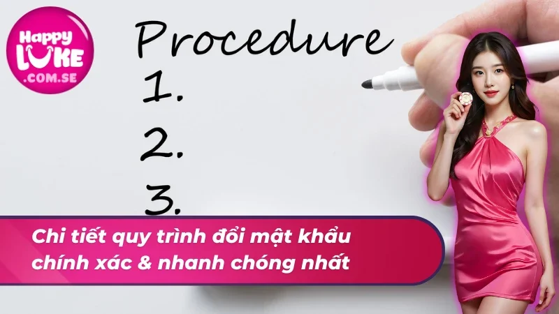 Những Điều Người Chơi Cần Biết Về Đổi Mật Khẩu HAPPYLUKE 4 Hướng dẫn các bước đổi mật khẩu chính xác